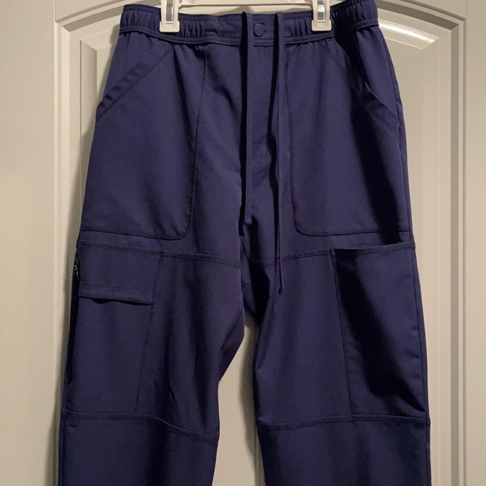 Men’s Dickies Navy Blue Cargo Scrub Pants
